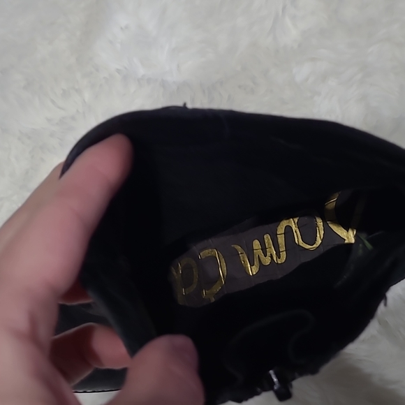 Sam Edelman Black Pull on Leather Boots - Picture 6 of 7